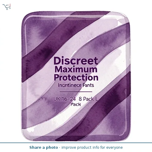 Always Discreet Maximum Protection Incontinence Pants L UK16-24 8 Pack