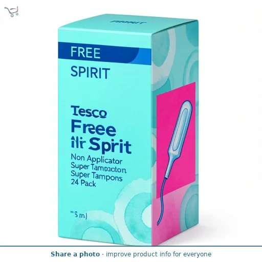Tesco Free Spirit Non Applicator Super Tampons 24 Pack