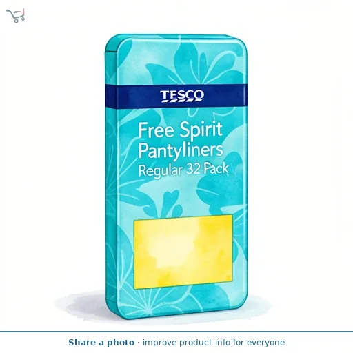 Tesco Free Spirit Pantyliners Regular 32 Pack