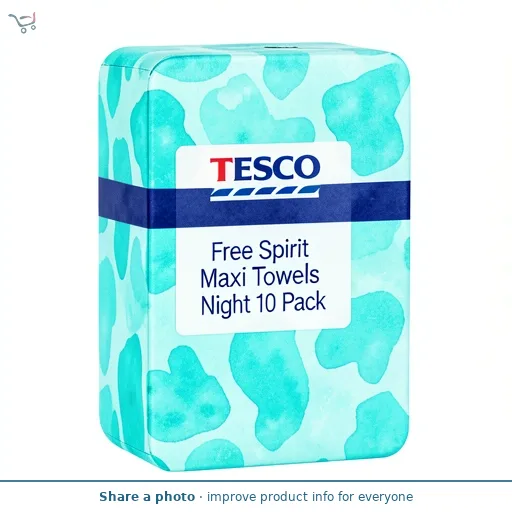 Tesco Free Spirit Maxi Towels Night 10 Pack