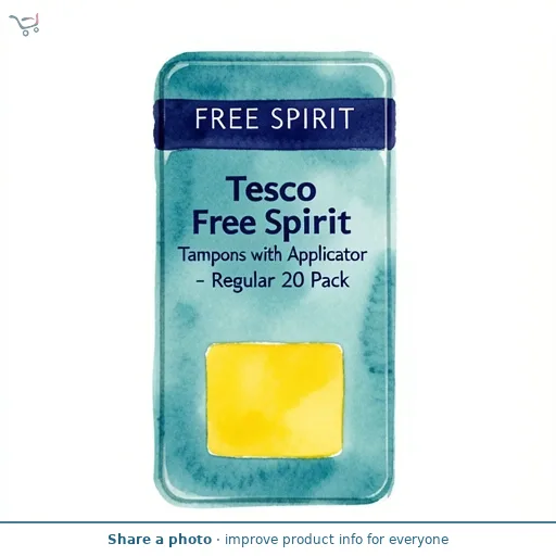 Tesco Free Spirit Tampons with Applicator - Regular 20 Pack