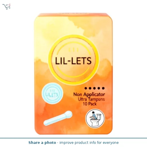 Lil Lets Non Applicator Ultra Tampons 10 Pack