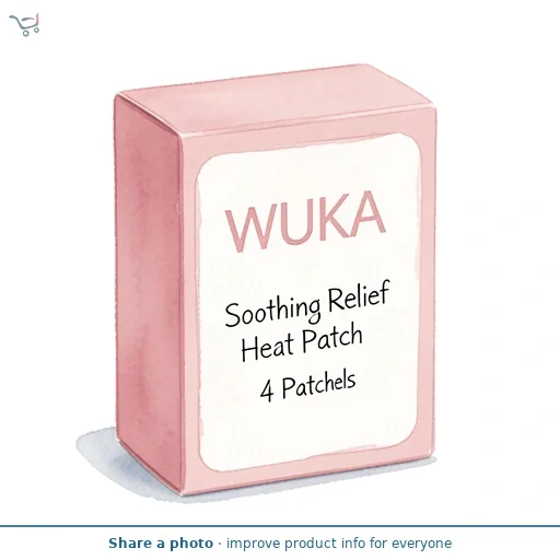 WUKA Soothing Relief Heat Patch 4 Patches