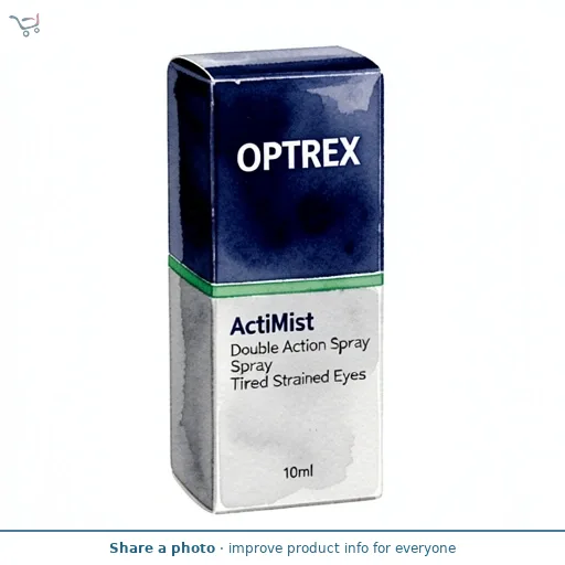 Optrex ActiMist Double Action Spray Tired Strained Eyes 10ml