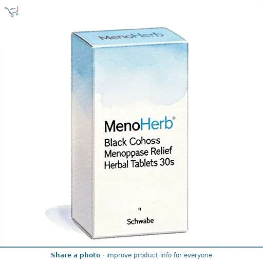 Schwabe MenoHerb Black Cohosh Menopause Relief Herbal Tablets 30s