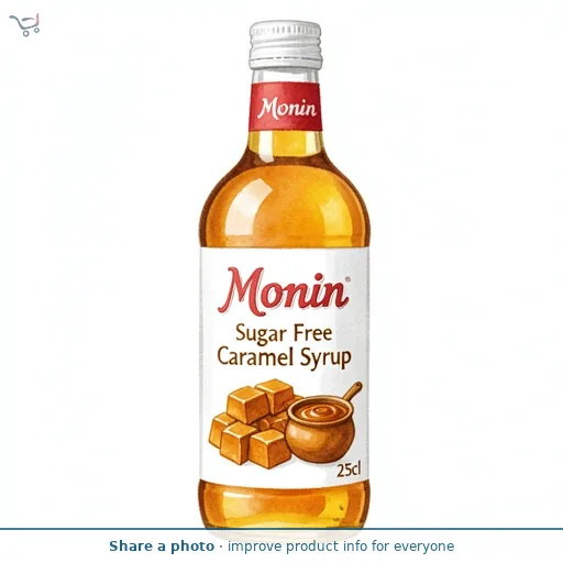 Monin Sugar Free Caramel Syrup 25cl