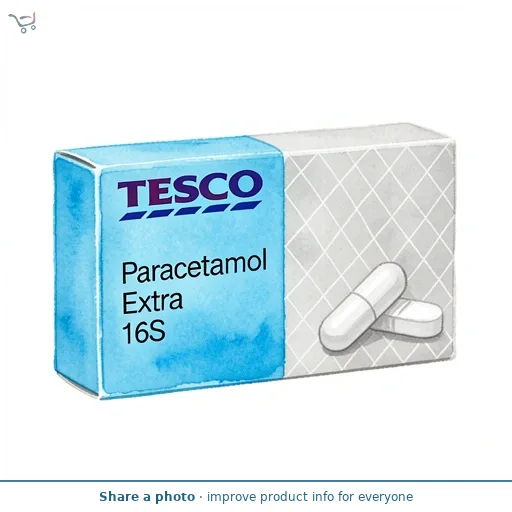 Tesco Paracetamol Extra 16S