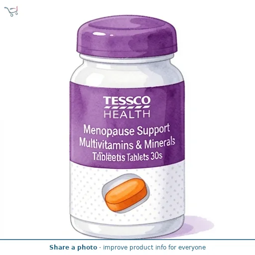 Tesco Health Menopause Support Multivitamins & Minerals Tablets 30s