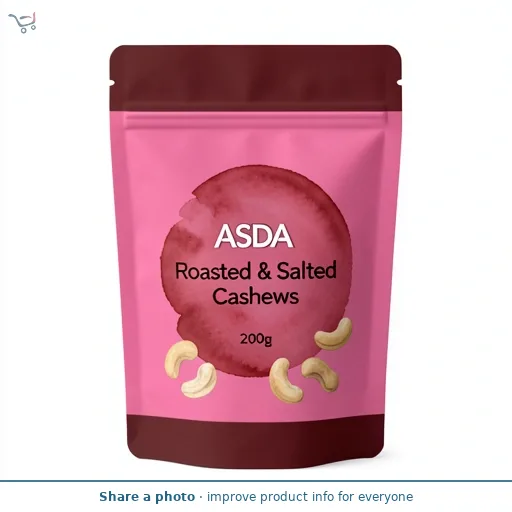 ASDA Roasted & Salted Cashews 200g