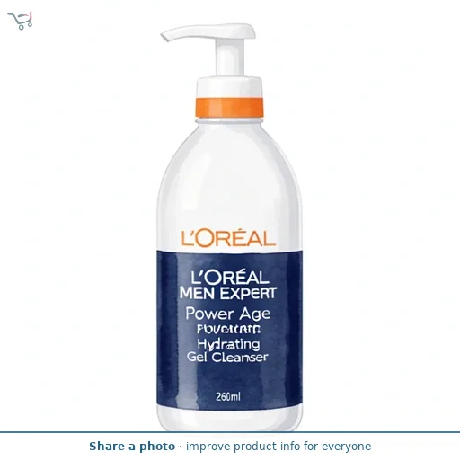 L'Oreal Men Expert Power Age Hydrating Gel Cleanser 260ml