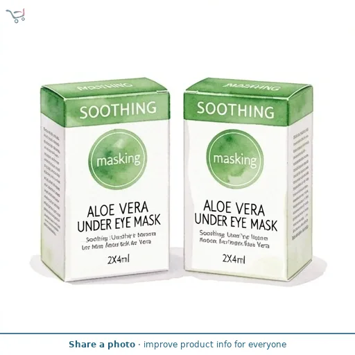Masking Soothing Under Eye Mask Aloe Vera 2X4ml
