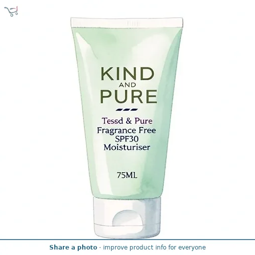 Tesco Kind & Pure Fragrance Free SPF30 Moisturiser 75Ml