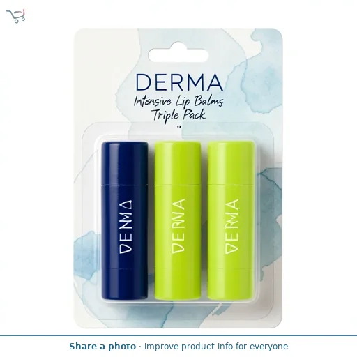 Derma Intensive Lip Balms Triple Pack