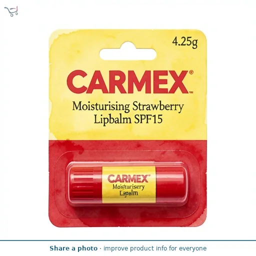 Carmex Strawberry Lip Balm Stick SPF 15 4.25g