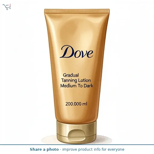 Dove Gradual Tanning Lotion Medium To Dark 200Ml