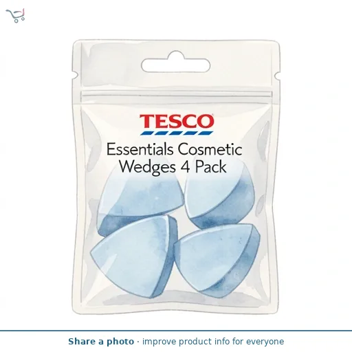 Tesco Essentials Cosmetic Wedges 4 Pack
