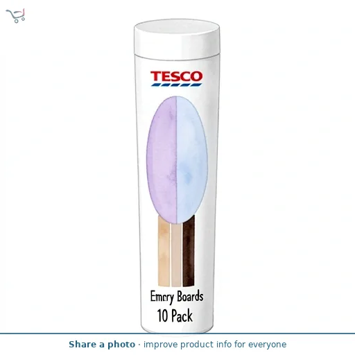 Tesco Emery Boards 10 Pack