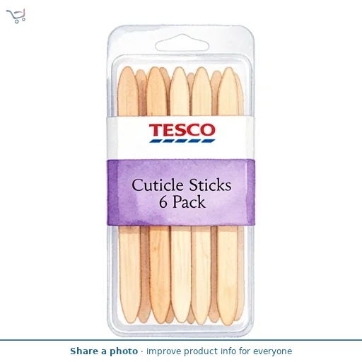 Tesco Cuticle Sticks 6 Pack