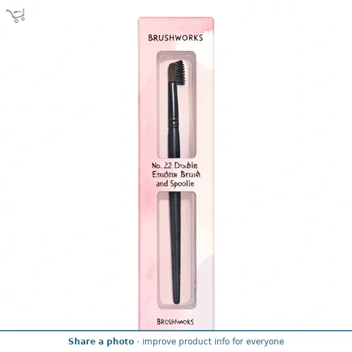 Brushworks No. 22 Double Ended Brow Brush and Spoolie
