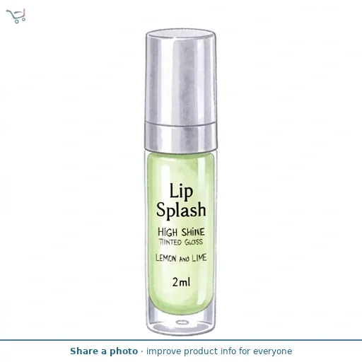 W7 Lip Splash High Shine Tinted Gloss Lemon and Lime 2ml
