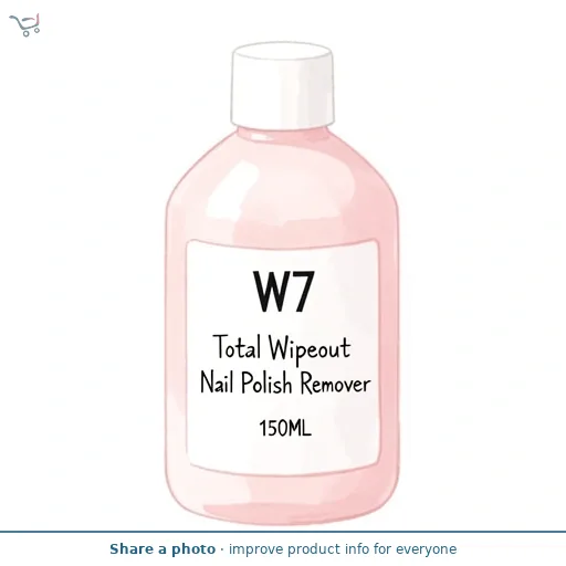 W7 Total Wipeout Nail Polish Remover 150Ml