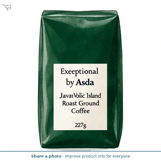 Exceptional by Asda Javan Volcanic Island Roast Ground Coffee 227g