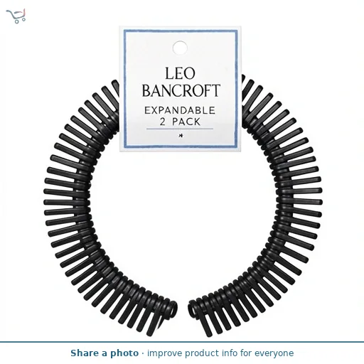 LEO BANCROFT EXPANDABLE HEADBAND 2 PACK