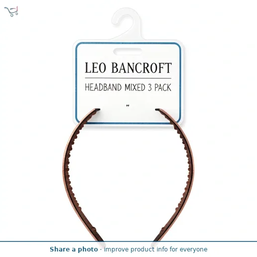 LEO BANCROFT HEADBAND MIXED 3 PACK