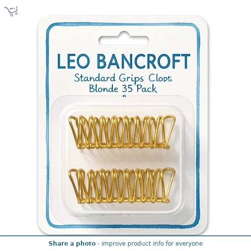 Leo Bancroft Standard Grips Blonde 35 Pack