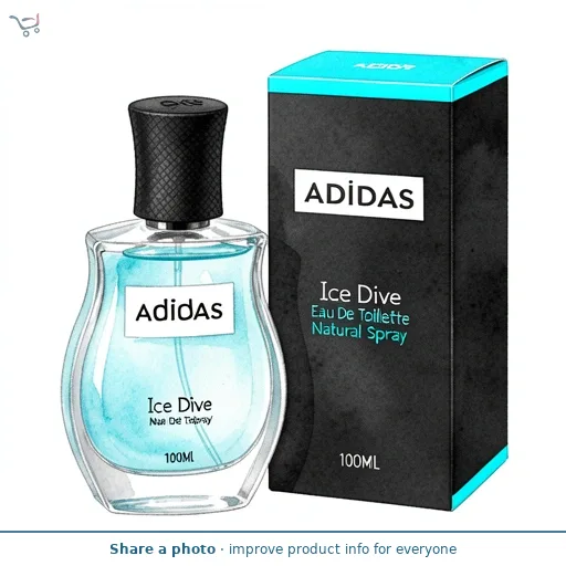 Adidas Ice Dive Eau De Toilette Natural Spray 100Ml