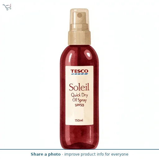 Tesco Soleil Quick Dry Oil Spray SPF50 150ml
