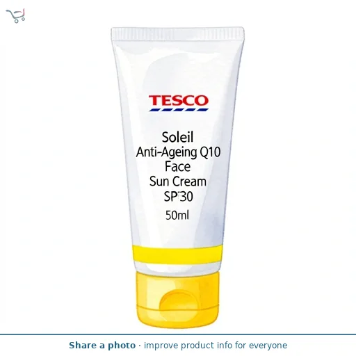 Tesco Soleil Anti-Ageing Q10 Face Sun Cream SPF30 50ml