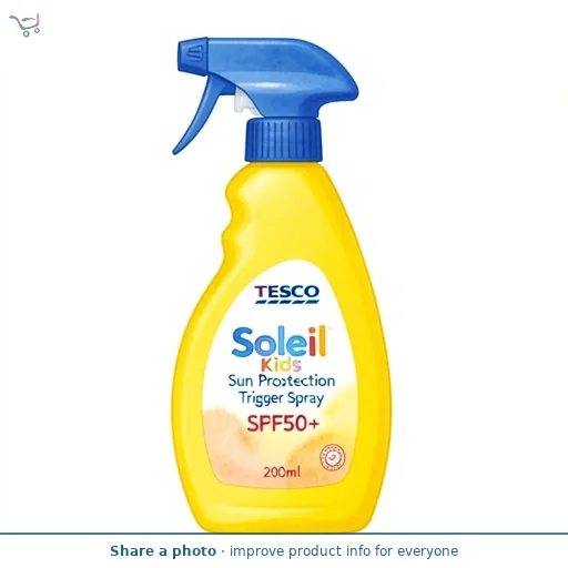 Tesco Soleil Kids Sun Protection Trigger Spray SPF50+ - 200ml