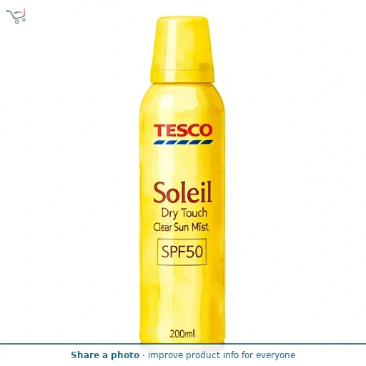 Tesco Soleil Dry Touch Clear Sun Mist SPF50 200ml