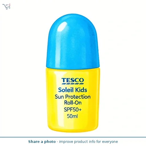 Tesco Soleil Kids Sun Protection Roll-On SPF50+ 50ml.