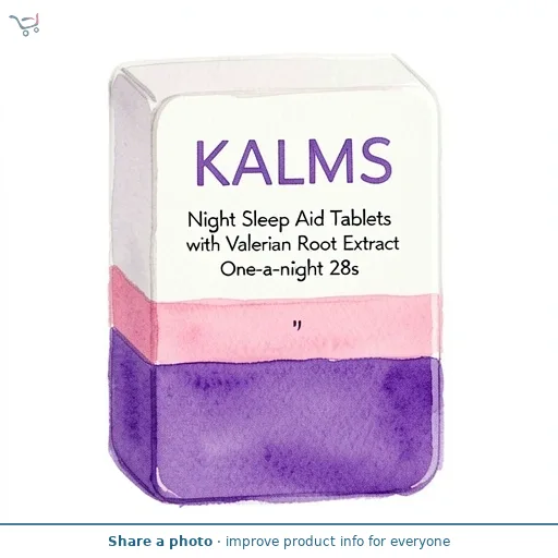 Kalms Night Valerian Root Extract Tablets x28 385mg