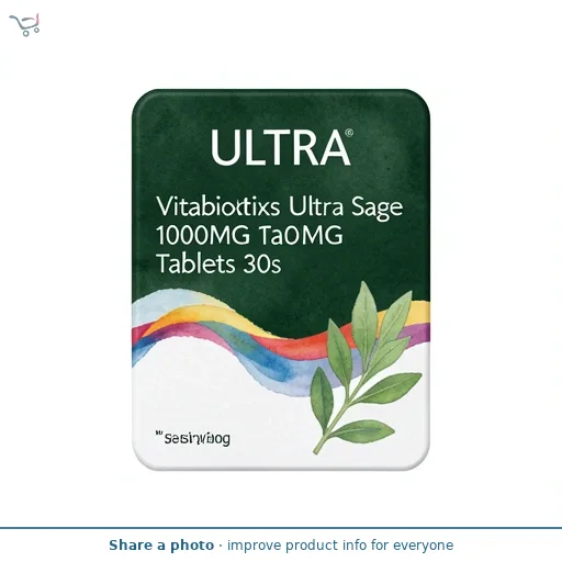 Vitabiotics Ultra Sage 1000MG Tablets 30s