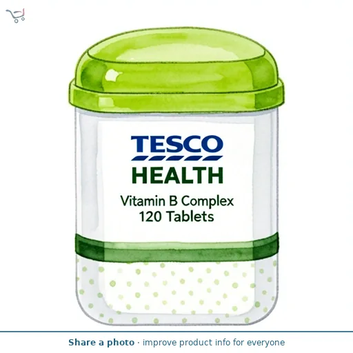 Tesco Health Vitamin B Complex 120 Tablets