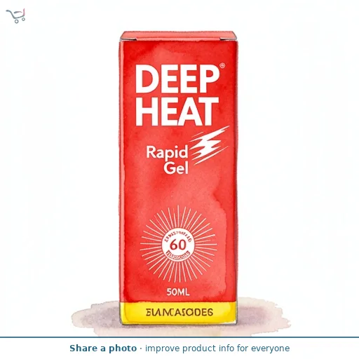 Deep Heat Rapid Gel 50ML