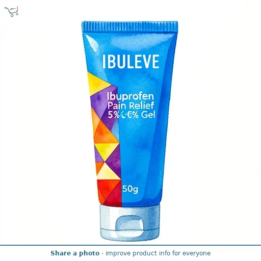 Ibuleve Ibuprofen Pain Relief 5% Gel 50g