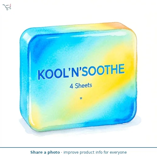 Kool n Soothe Migraine Cooling Gel Sheets