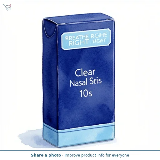 Breathe Right Clear Nasal Strips 10s