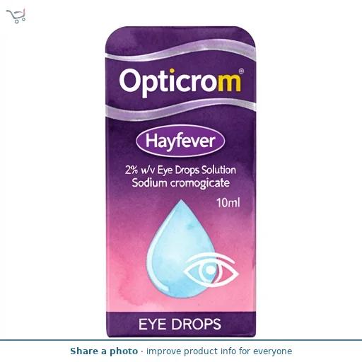 Opticrom Hayfever Eye Drops 