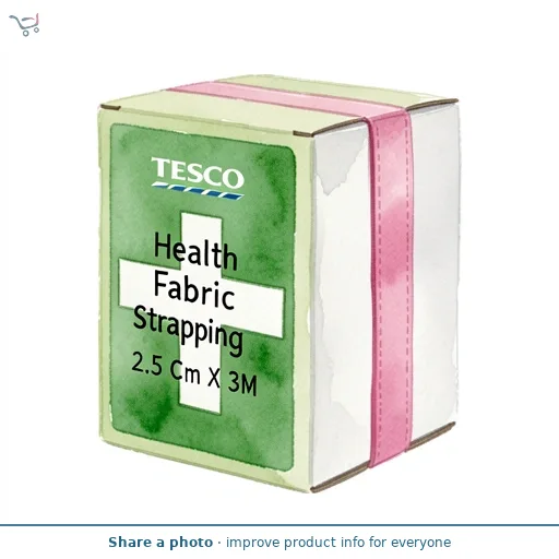 Tesco Health Fabric Strapping 2.5 Cm X 3M