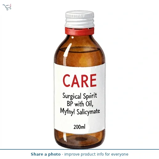 Care Surgical Spirit BP with Oil, Methyl Salicylate 200ml