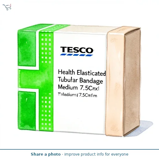 Tesco Health Elasticated Tubular Bandage Medium 7.5Cmx1m