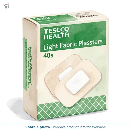 Tesco Health Light Fabric Assorted Plasters 40s