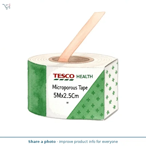 Tesco Health Microporous Tape 5Mx2.5Cm