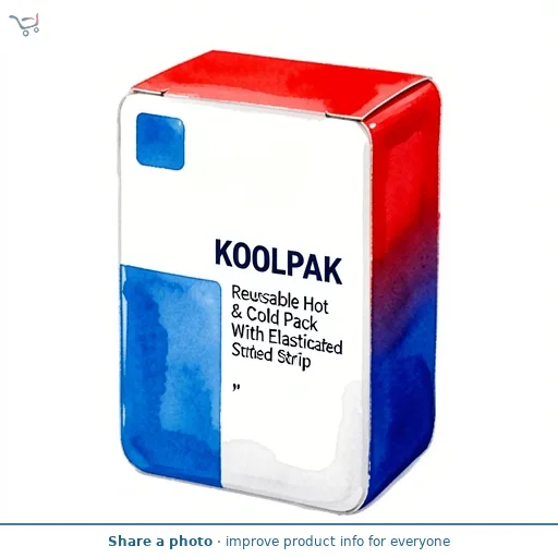 Koolpak Reusable Hot & Cold Pack With Elasticated Strip