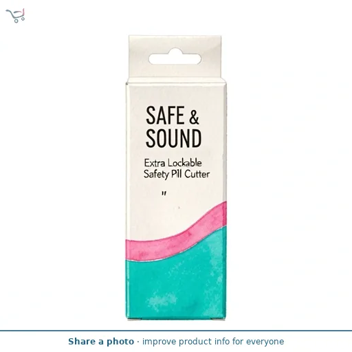 Safe & Sound Extra Lockable Safety Pill Cutter